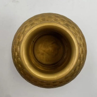 China brass fish basket crafts statue