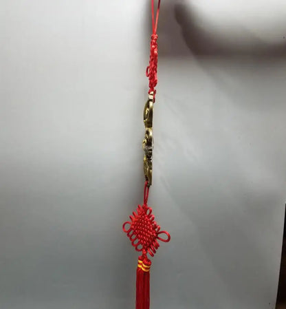 China brass five bat Pendant crafts statue