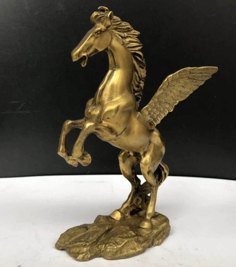 China brass fly horse crafts statue