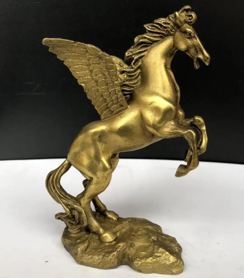 China brass fly horse crafts statue