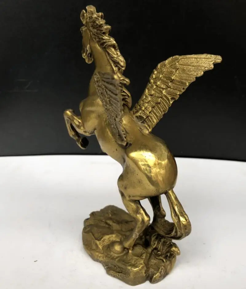 China brass fly horse crafts statue