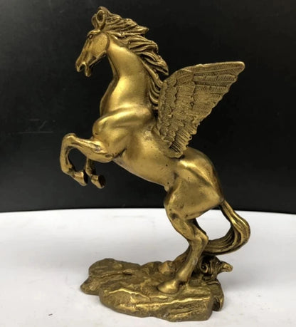 China brass fly horse crafts statue