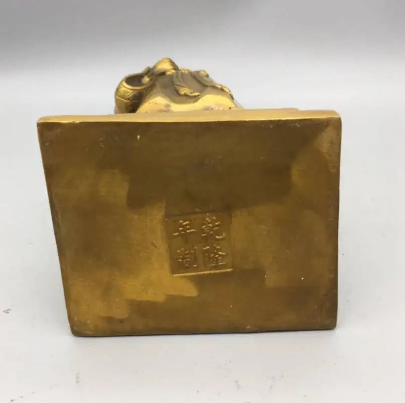 China brass god doctor Bian Que crafts statue