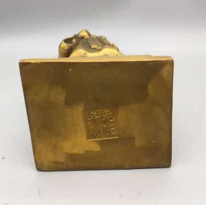 China brass god doctor Bian Que crafts statue