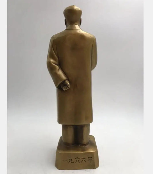 China brass great leader Chairman MAO crafts statue