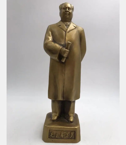 China brass great leader Chairman MAO crafts statue