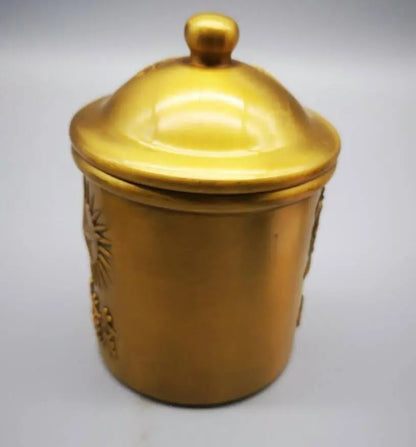 China brass great leader Mao Zedong cup crafts statue