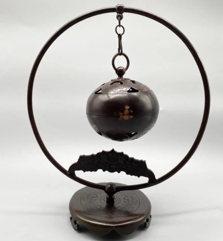 China brass hanging Incense burner crafts statue