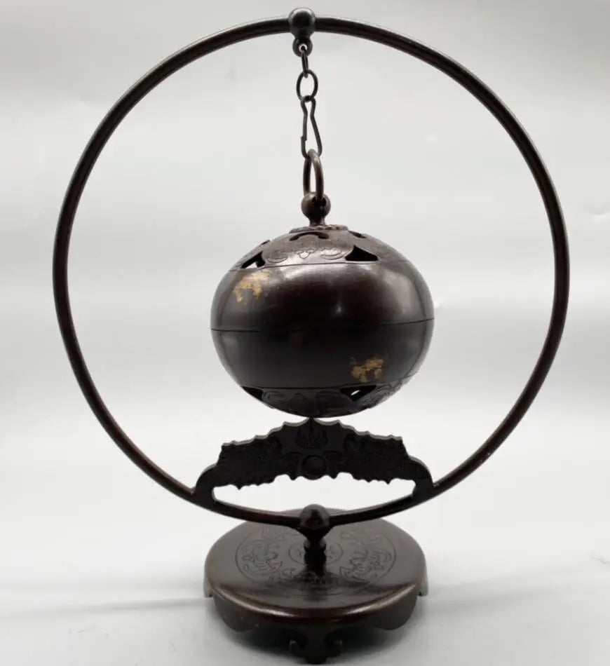China brass hanging Incense burner crafts statue
