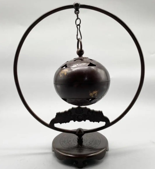 China brass hanging Incense burner crafts statue
