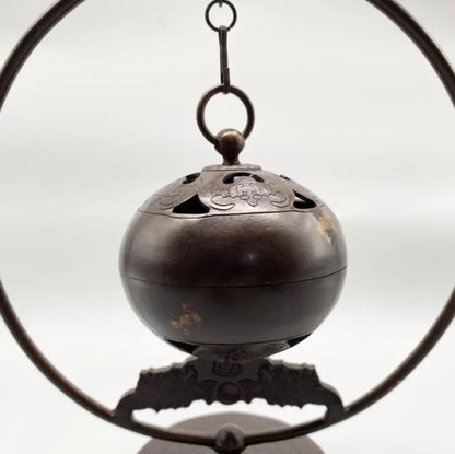 China brass hanging Incense burner crafts statue