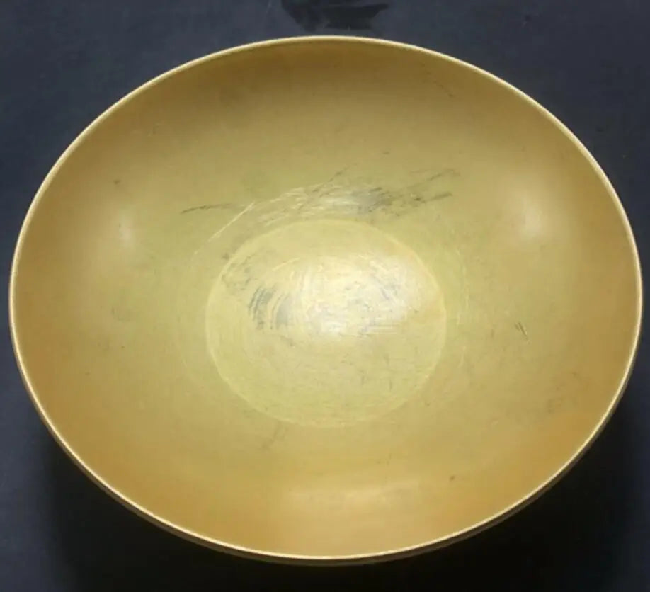 China brass hundred home surname bowl crafts statue
