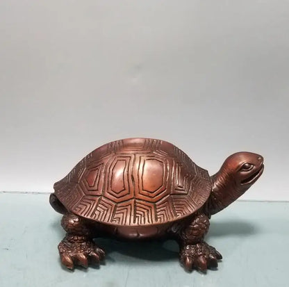 China brass longevity turtle crafts statue