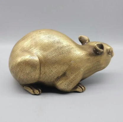 China brass mouse crafts statue