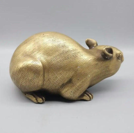 China brass mouse crafts statue