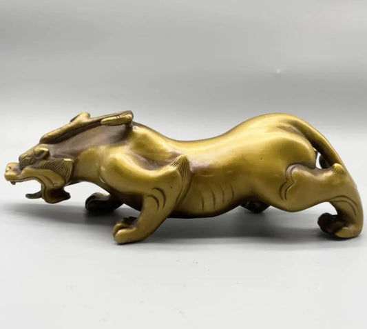 China brass mythical wild animal crafts statue