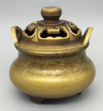 China brass ruyi Incense burner crafts statue