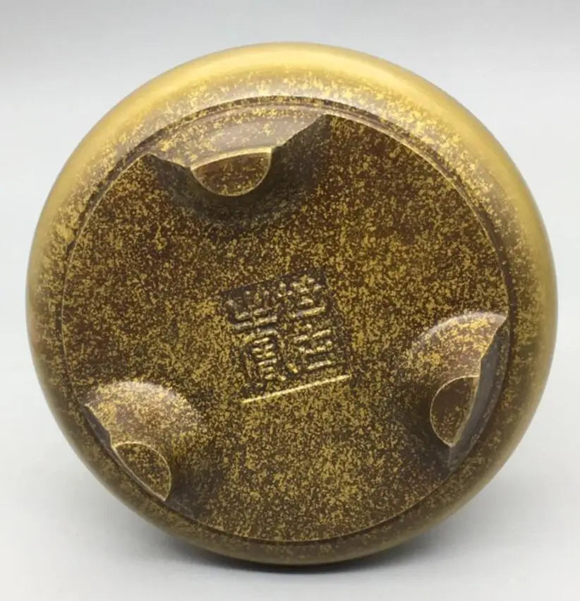 China brass ruyi Incense burner crafts statue