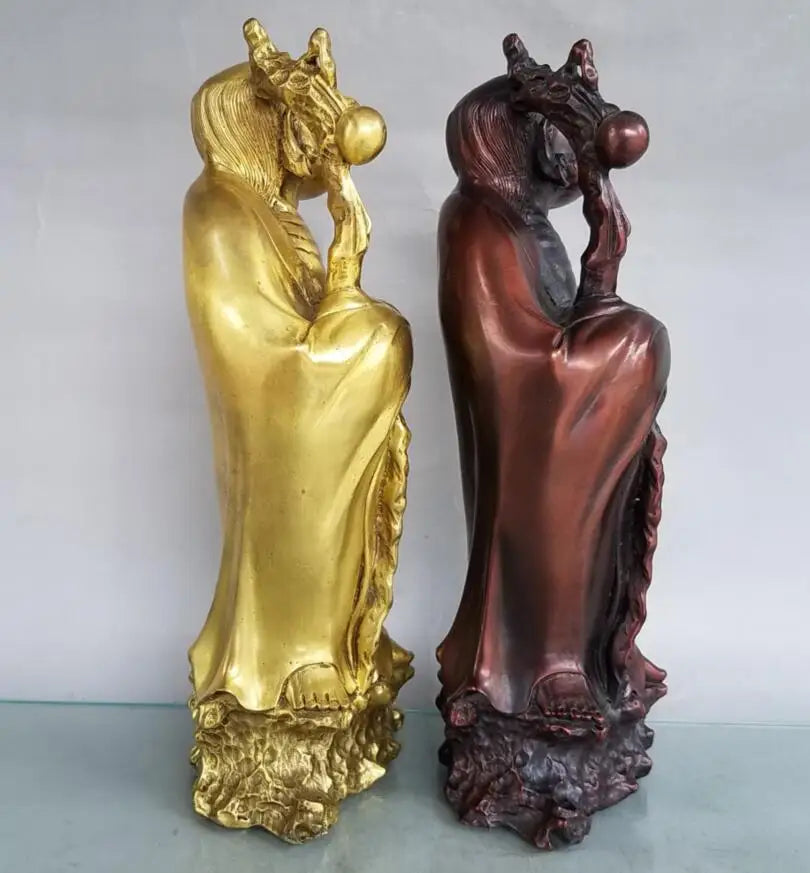 China brass seiko DARUMA Patriarch crafts statue