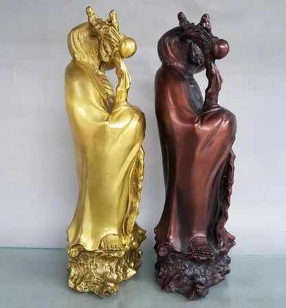 China brass seiko DARUMA Patriarch crafts statue