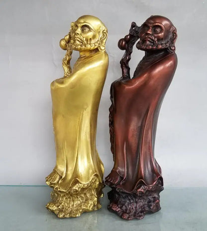 China brass seiko DARUMA Patriarch crafts statue