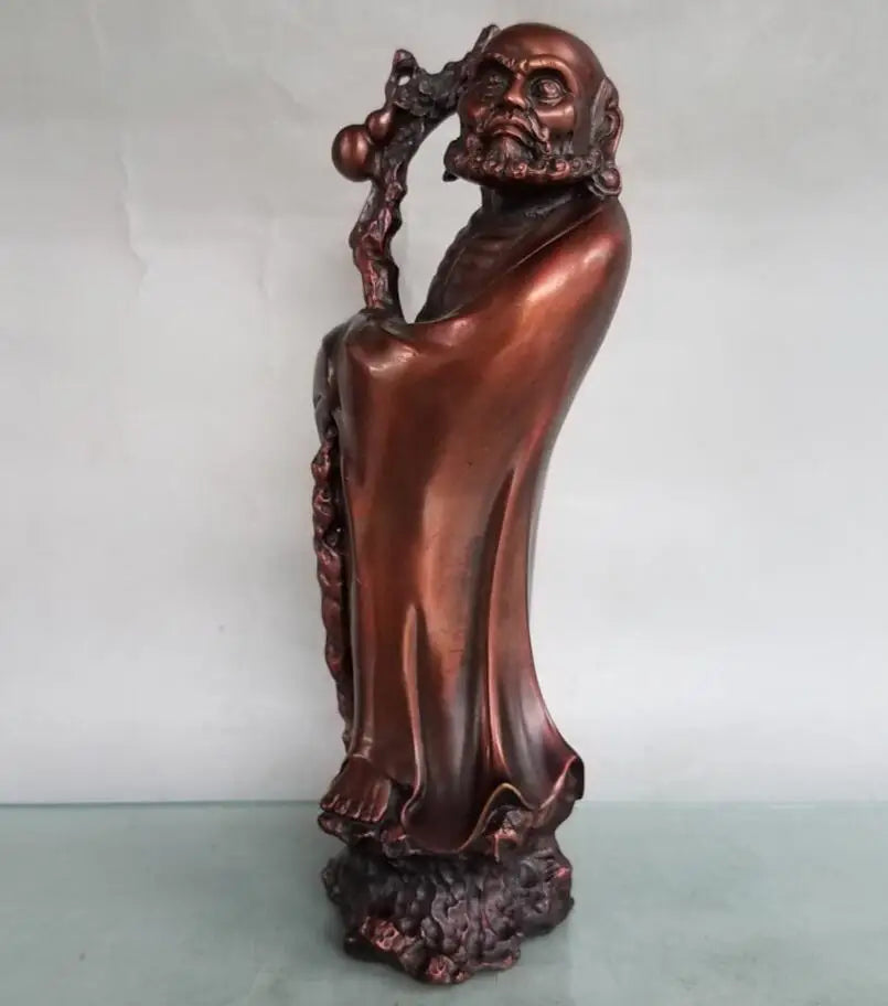 China brass seiko DARUMA Patriarch crafts statue