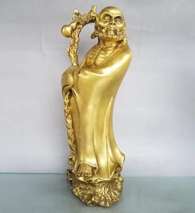 China brass seiko DARUMA Patriarch crafts statue