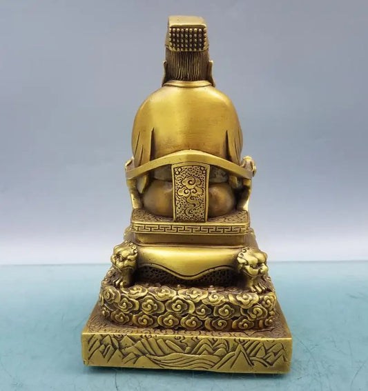 China brass seiko Jade Emperor Emperor crafts statue