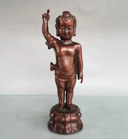 China brass seiko Sakyamuni Buddha crafts statue