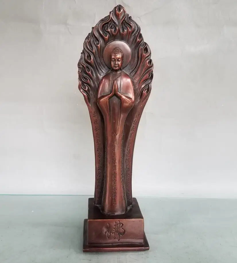 China brass seiko Sakyamuni Buddha crafts statue