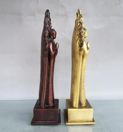 China brass seiko Sakyamuni Buddha crafts statue