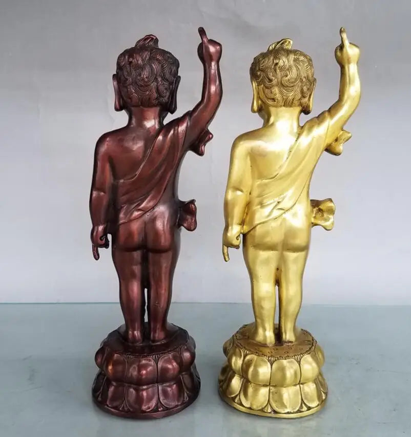 China brass seiko Sakyamuni Buddha crafts statue