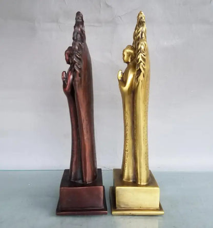 China brass seiko Sakyamuni Buddha crafts statue