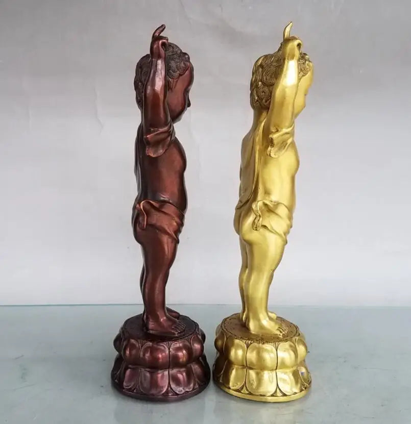 China brass seiko Sakyamuni Buddha crafts statue