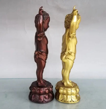 China brass seiko Sakyamuni Buddha crafts statue