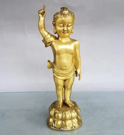 China brass seiko Sakyamuni Buddha crafts statue