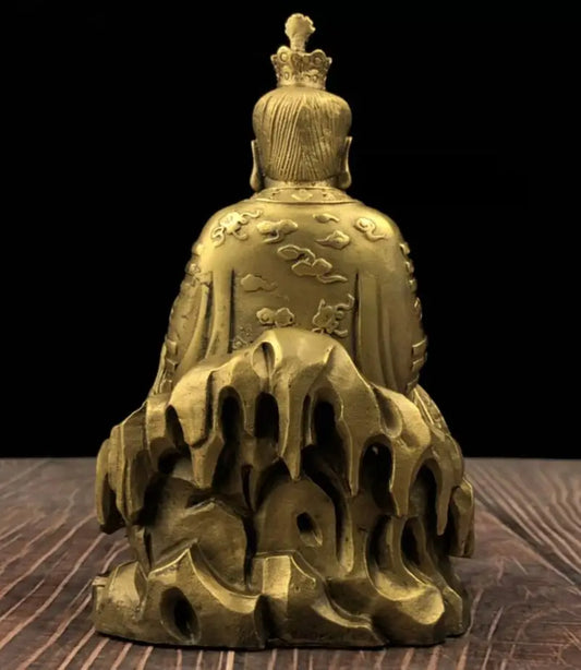 China brass seiko Taoism Taishang Laojun crafts statue