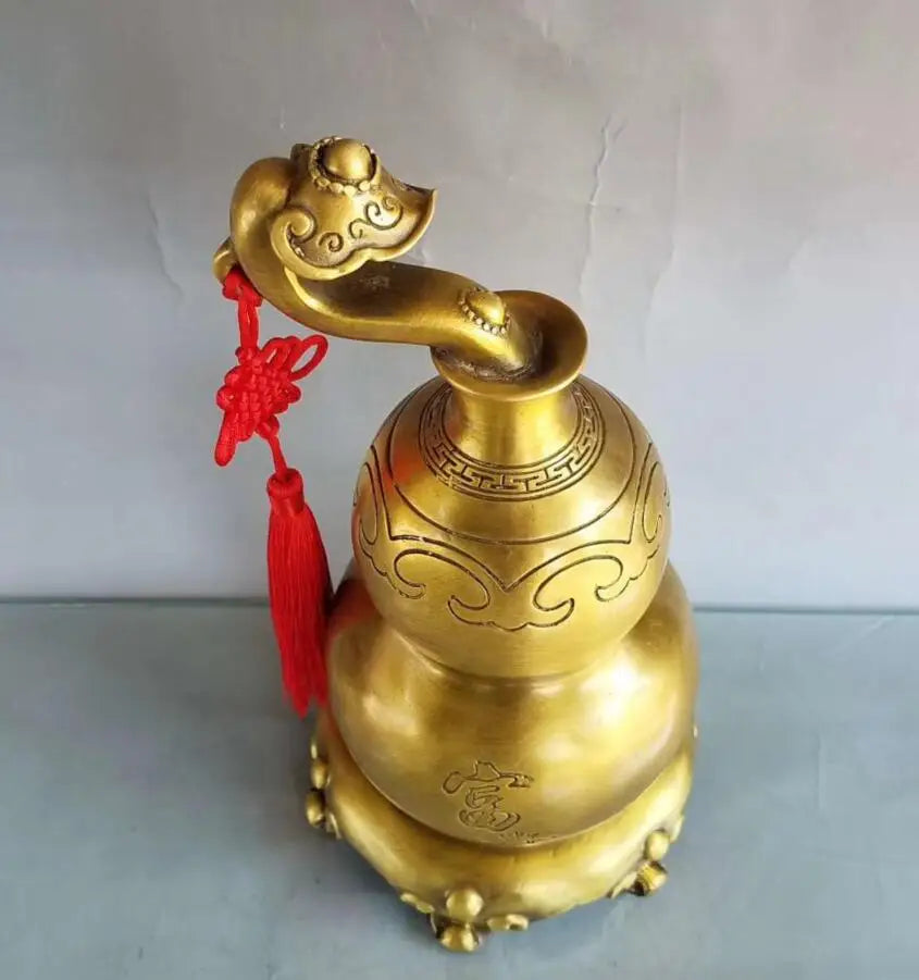 China brass seiko Wishful gourd crafts statue