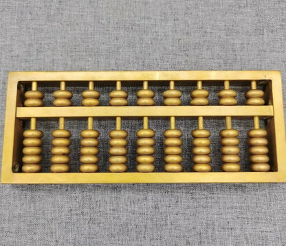 China brass seiko abacus crafts statue