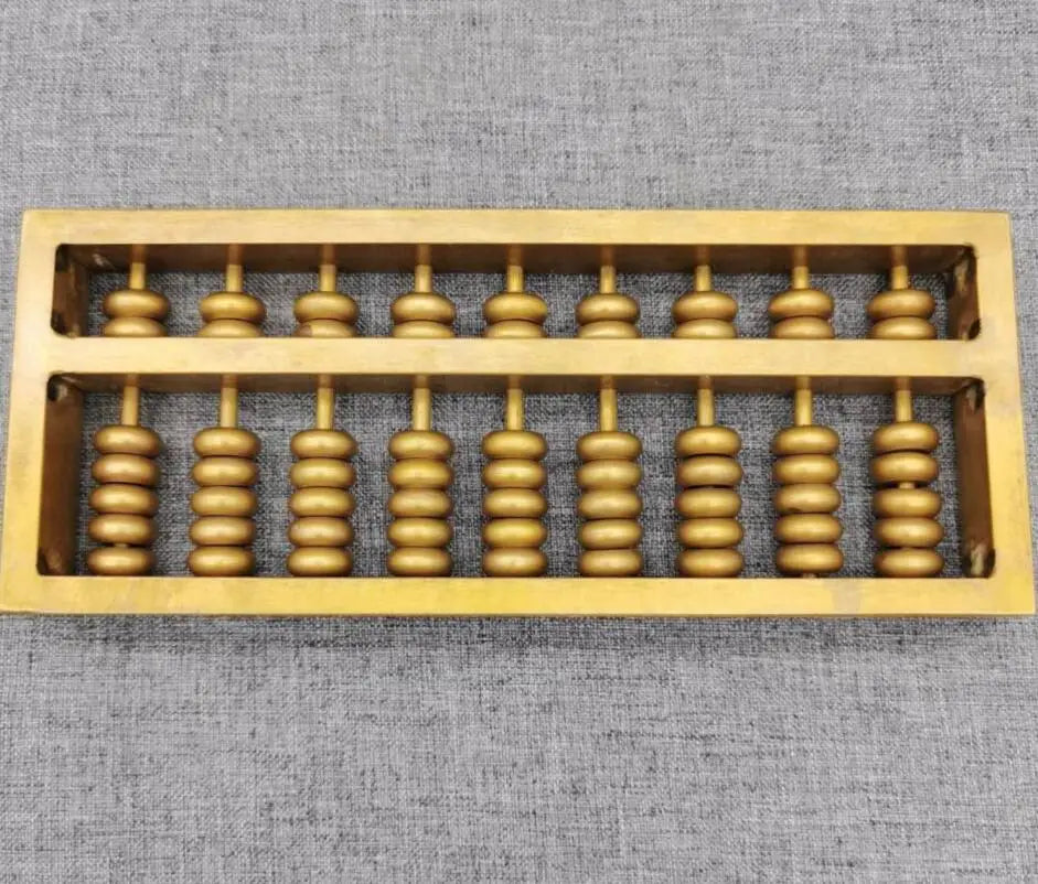 China brass seiko abacus crafts statue
