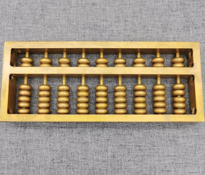 China brass seiko abacus crafts statue