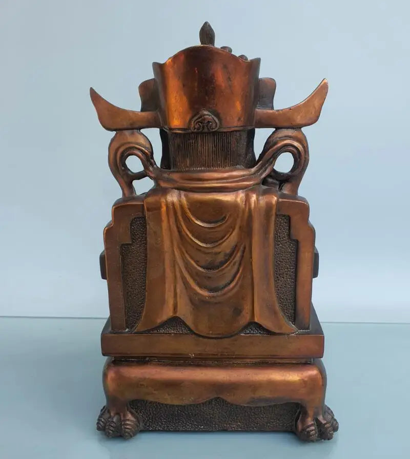 China brass seiko god of wealth crafts statue