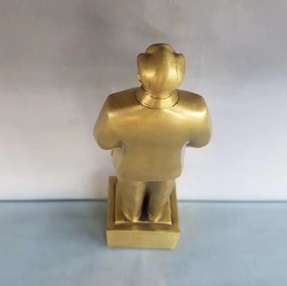 China brass seiko great leader Chairman Mao crafts statue