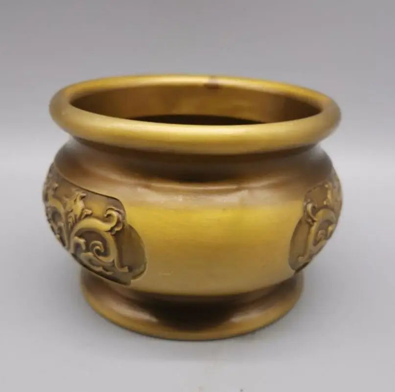 China brass seiko lotus tank crafts statue