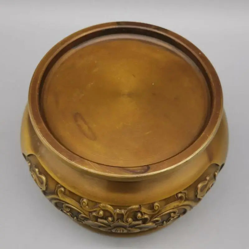 China brass seiko lotus tank crafts statue