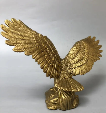 China brass seiko male eagle Spread wings crafts statue