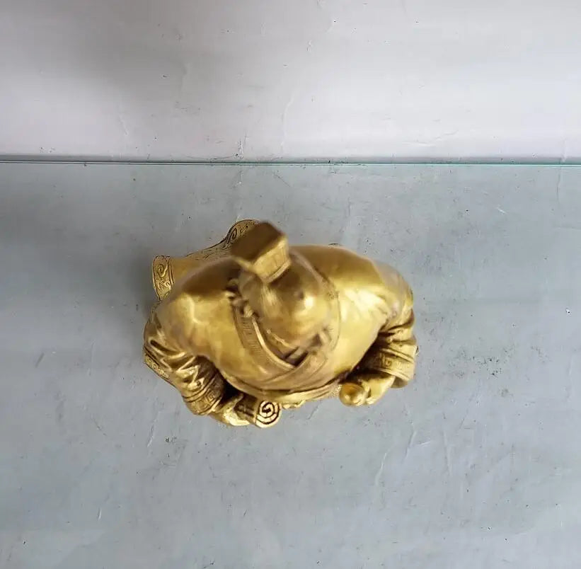China brass seiko strategist Sun zi crafts statue