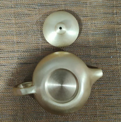 China brass seiko teapot small crafts statue