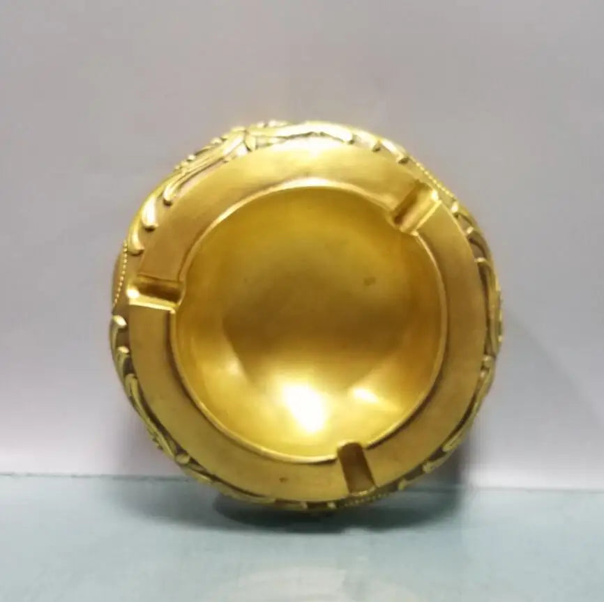 China brass seiko three foot ashtray crafts statue