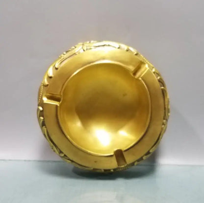 China brass seiko three foot ashtray crafts statue